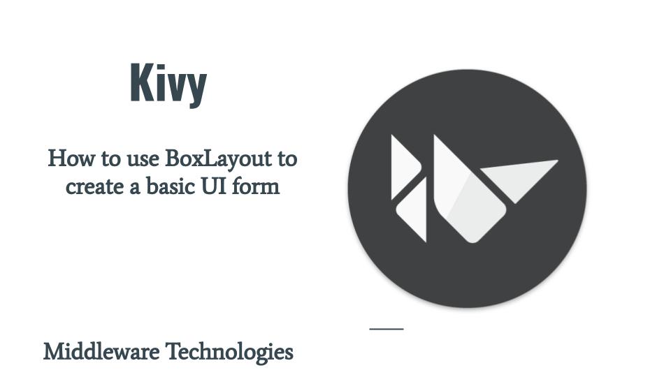 Kivy_BoxLayout_Application