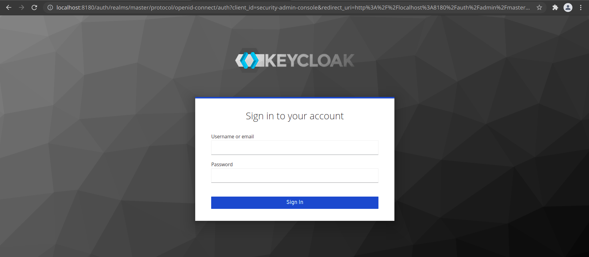 How to secure a Springboot application with Keycloak IDM Middleware