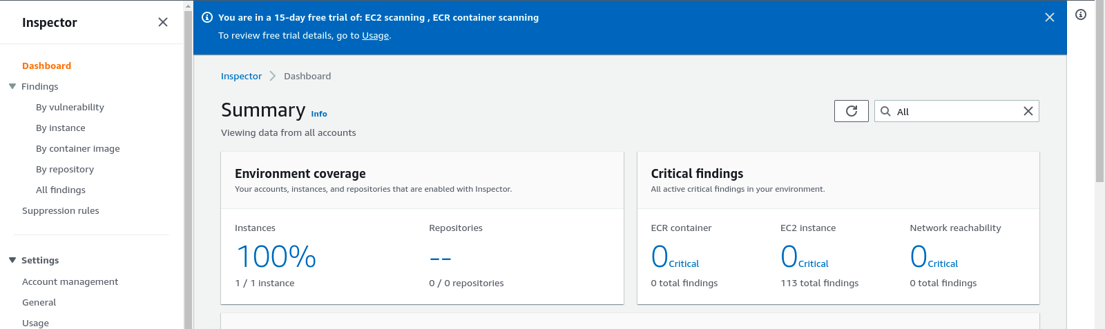 How to leverage Amazon Inspector service for vulnerability scanning ...