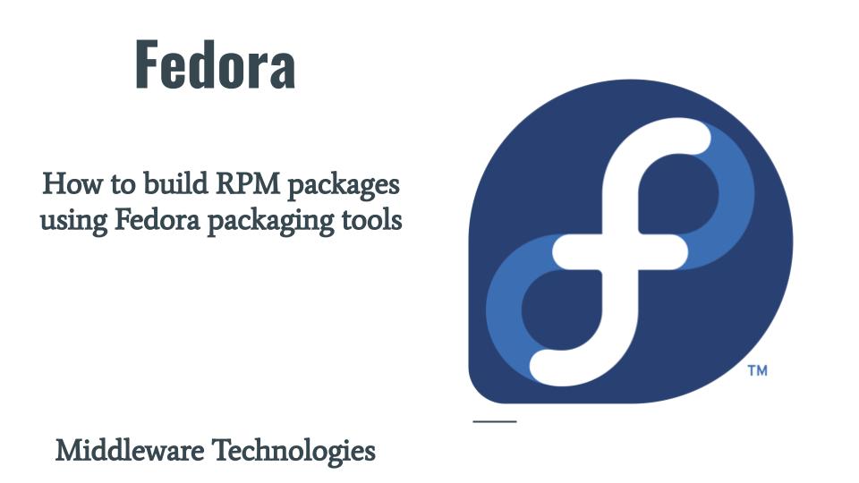 fedora_rpm_packaging