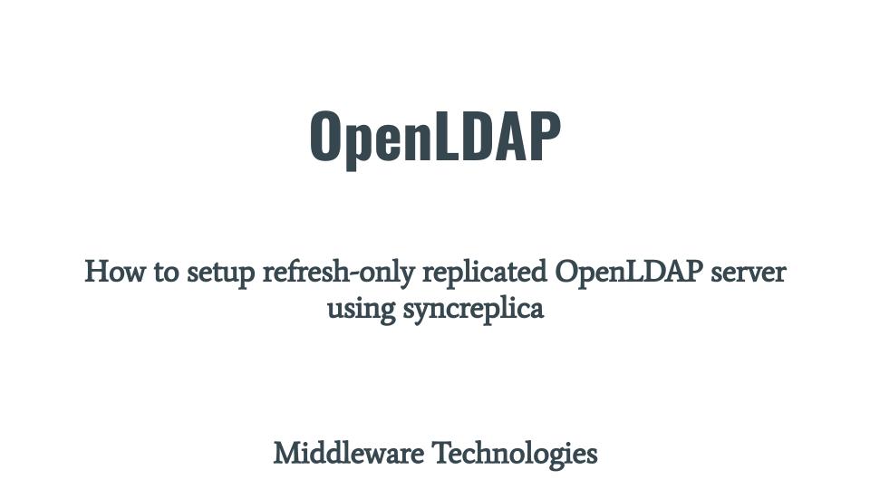 openldap_syncreplication_setup