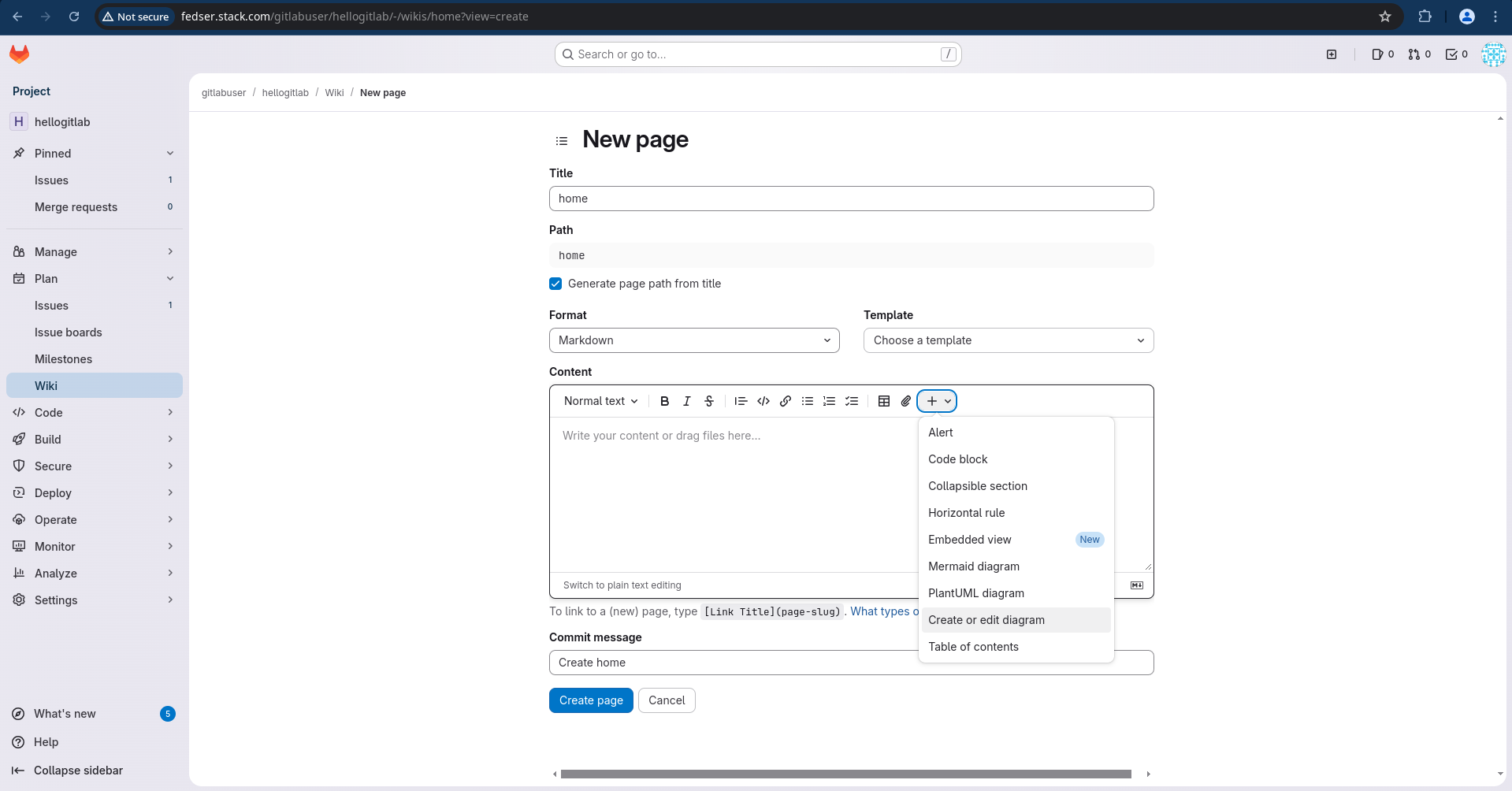 How to integrate GitLab with Diagram.net - Middleware|Technologies