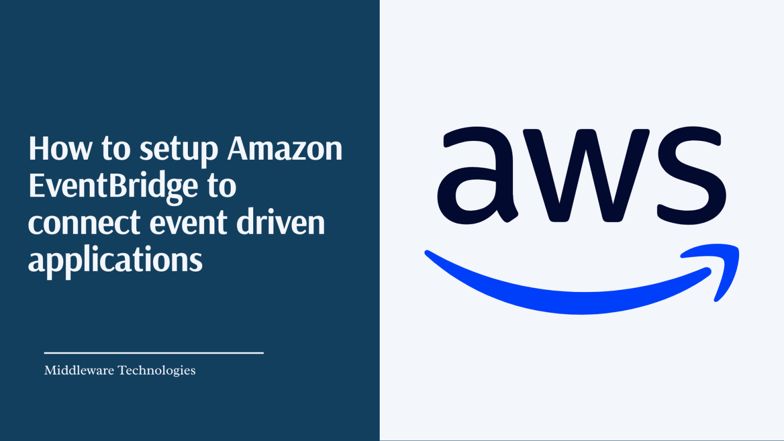 How to setup Amazon EventBridge to connect event driven applications ...